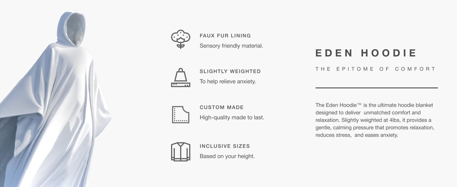 big and tall blanket hoodie weighted hoodie for anxiety &amp; stress relief weighted clothes for anxiety