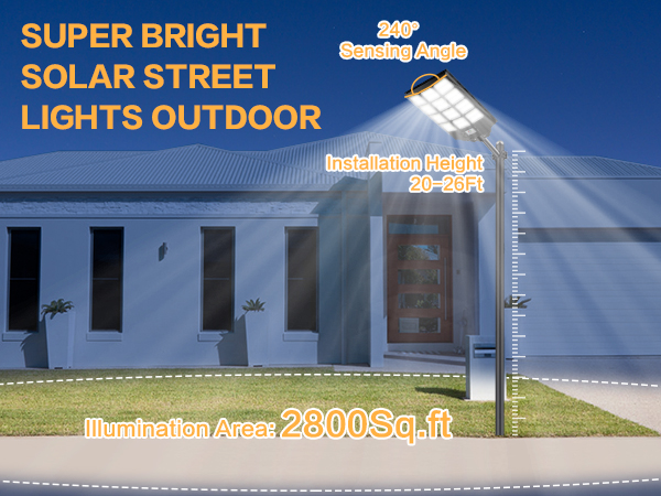 solar street lights outdoor