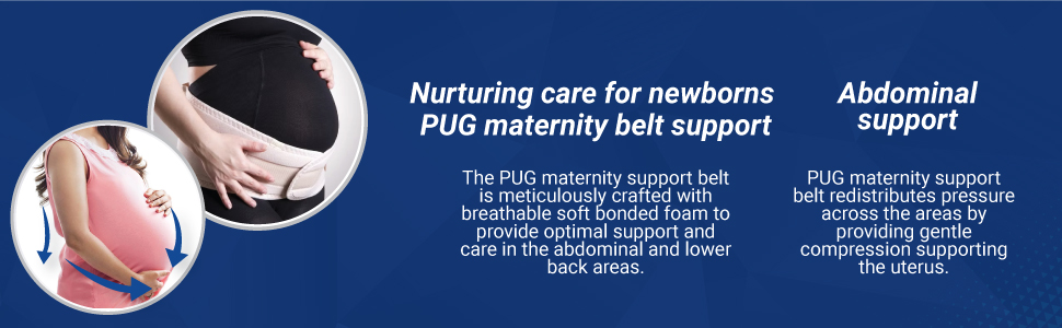 Pug maternity belt