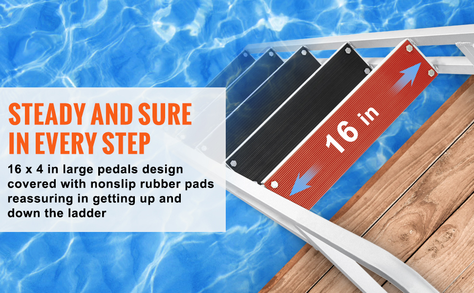 Stegleitern für den See