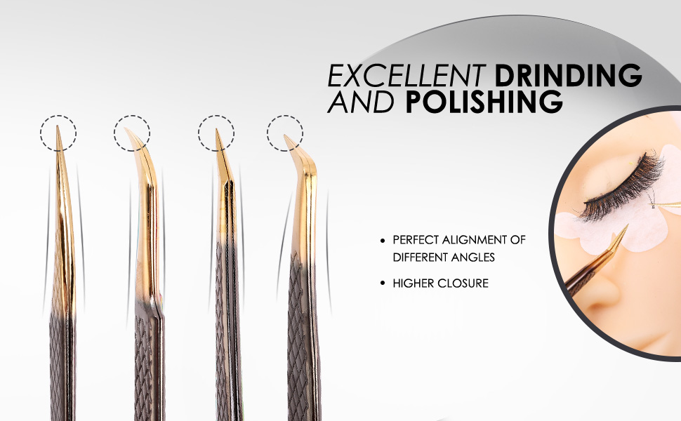 high quality eyelash tweezers