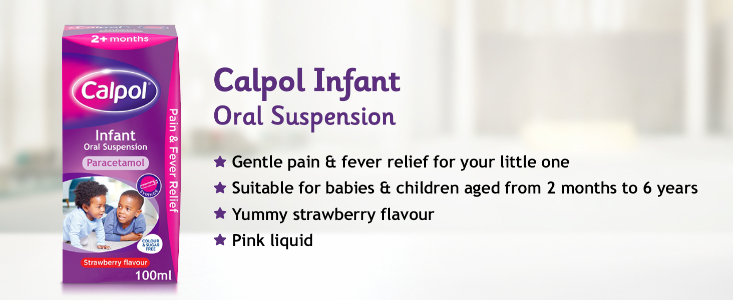Calpol Infant Suspension, Paracetamol Medication, For 2+ Months