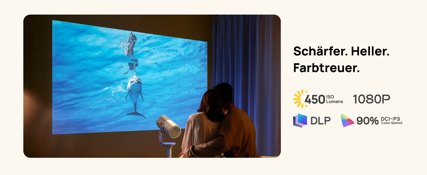 Mini projecteur 4k home cinéma 1080p Full HD