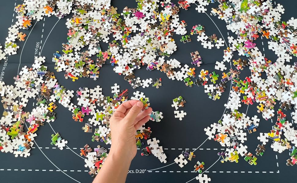 QUOKKA Puzzle Mat Roll Up for Jigsaw Puzzles 1500 pcs 46