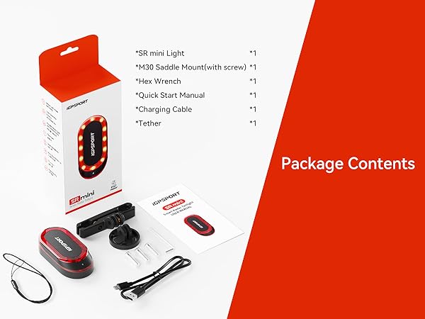 Amazon.com : iGPSPORT SR mini Radar Bike Light, 160M Monitoring
