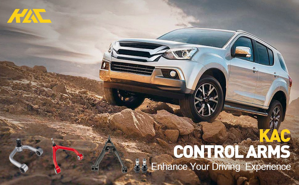 KAC 12Pcs Front Upper & Lower Control Arm Front Suspension