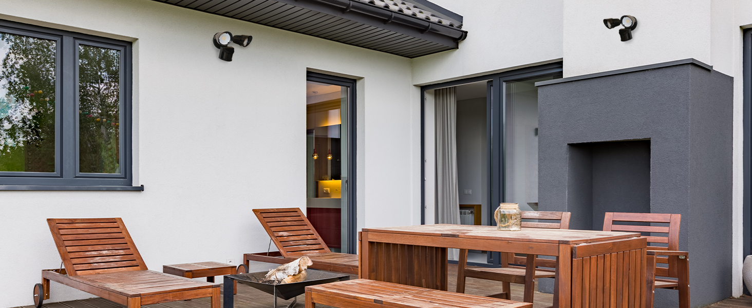 led light for patio outdoor security light