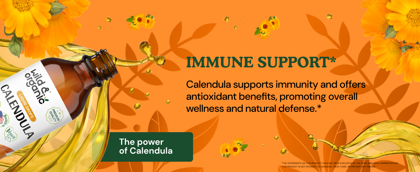 calendula extract alcohol free calendula flowers antioxidant support