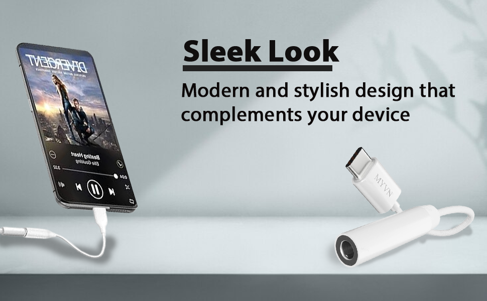 SPN-LO4C5-MYVN Type C to 3.5 mm Audio Jack Connector with DAC Headphone Converter Adapter