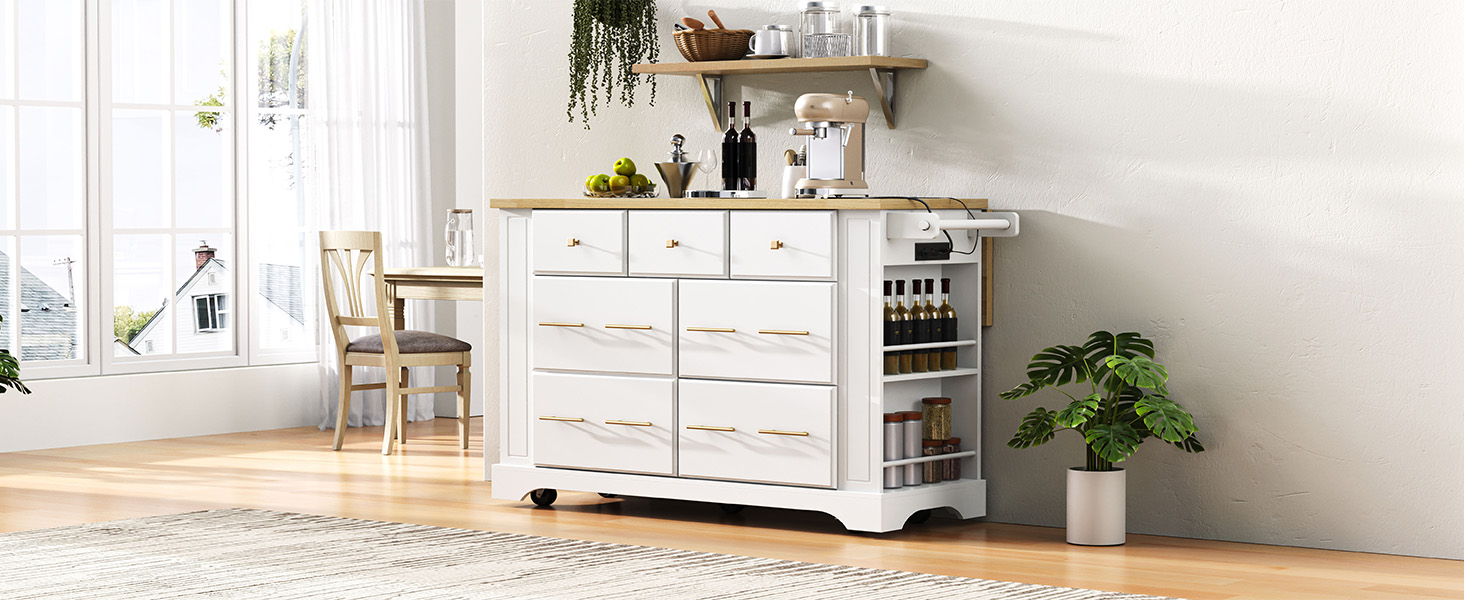 kitchen island with trash can storage rolling island cart for kitchen island with power outlet
