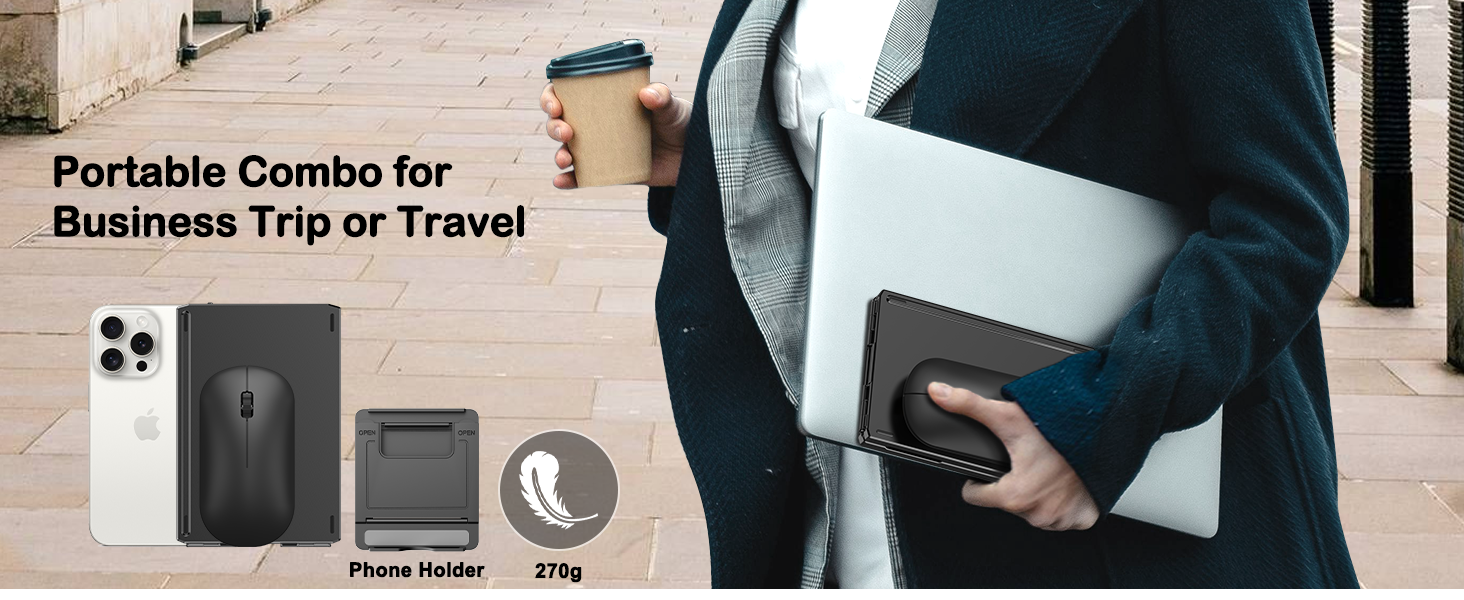portable combo for business trip or travel