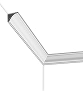 Art3d Ceiling Crown Molding Trim 10-Pack, High Impact Polystyrene Decorative Ceiling Moulding - I...