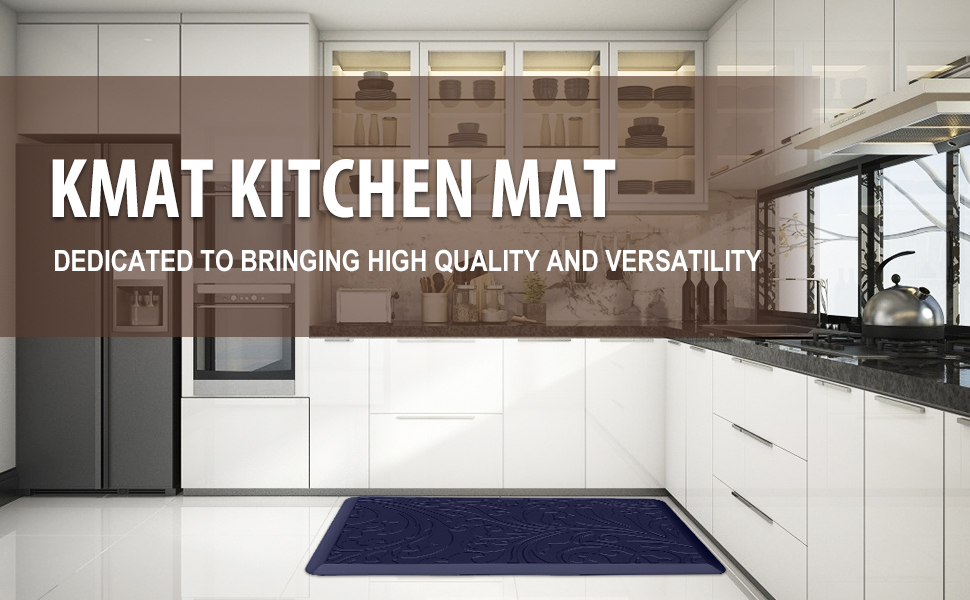 KMAT Kitchen Mat Cushioned AntiFatigue Waterproof NonSlip