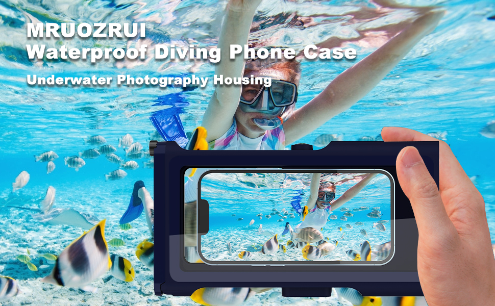 Bluetooth connection 3rd generation diving phone case underwater photography housing