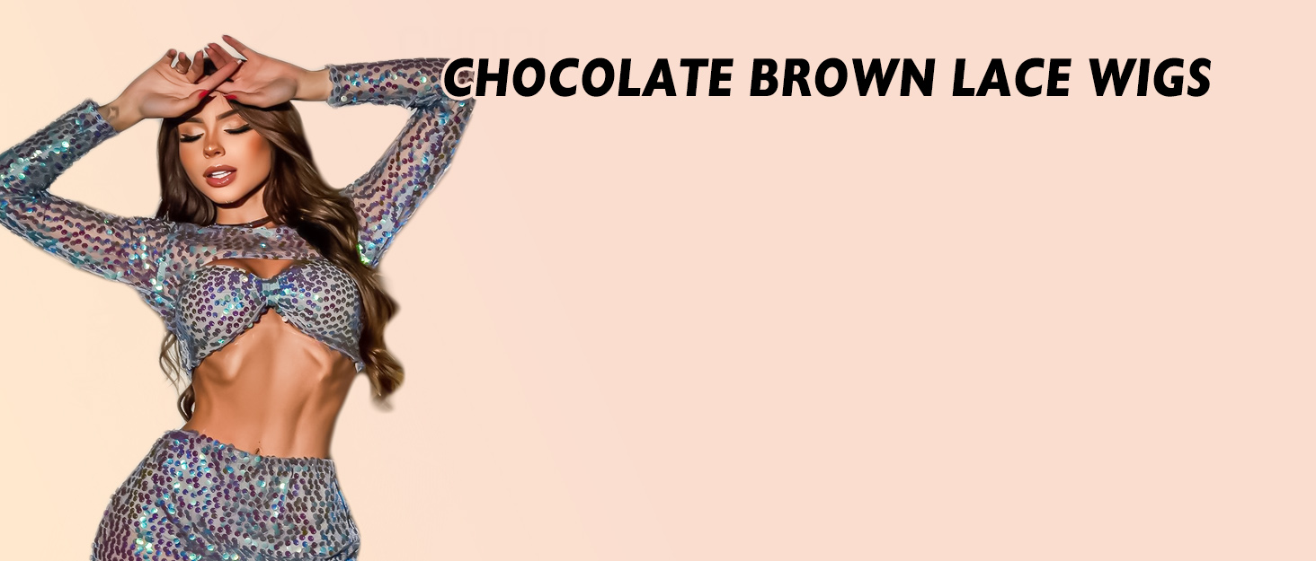 chocolate brown lace front wig