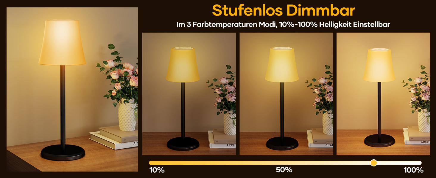 Tischlampe Kabellos
