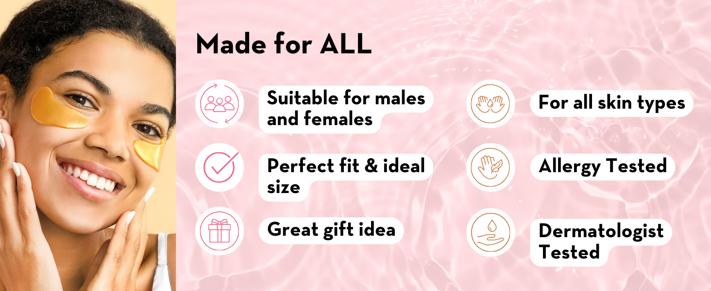 Made for all - skin types, genders