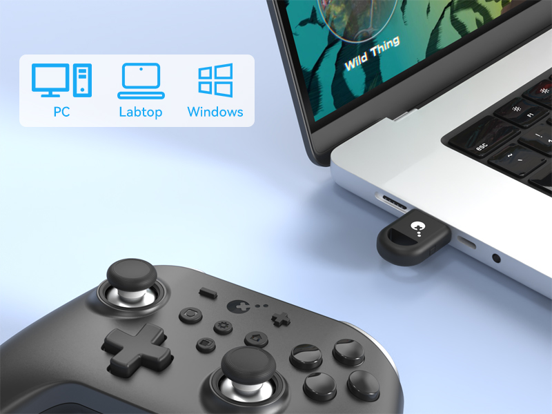 GULIkit PC Wireless Controller Adapter Kompatibel Serie/Zen Pro/Xbox