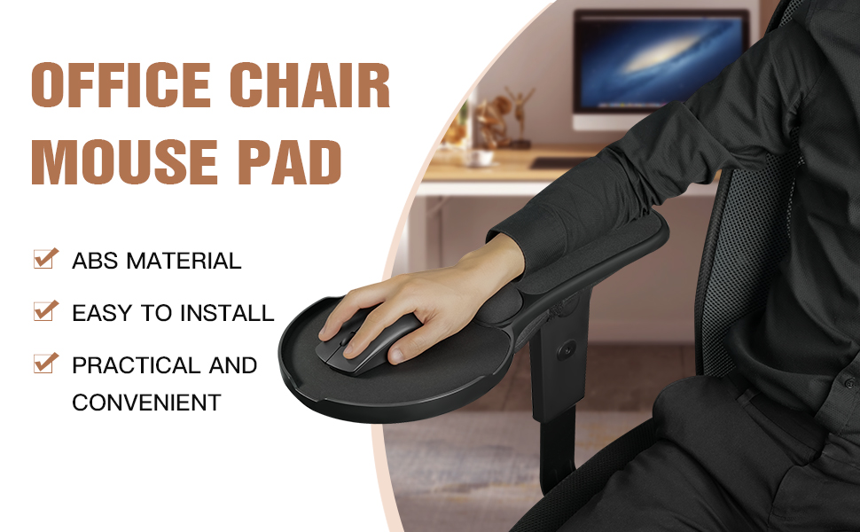 Ergonomic Mouse Chair Arm Rest Mouse Pad Elbow Arm Support Mouse
