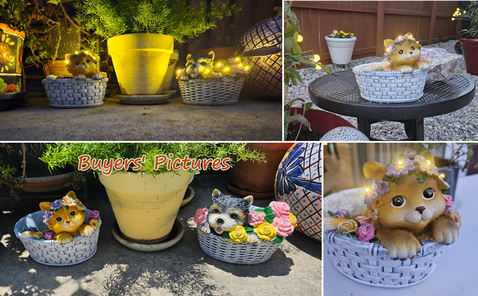 solar statues for yard and garden