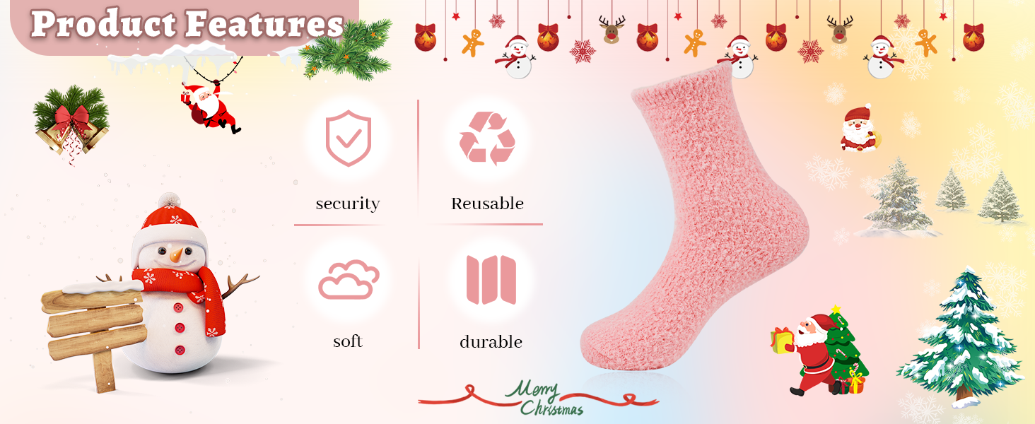  Fuzzy Slipper Socks