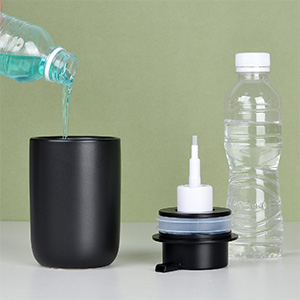 泡 ソープディスペンサー 陶器