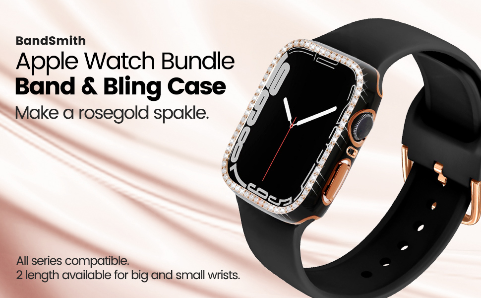 Apple Watch Band and Bling Case