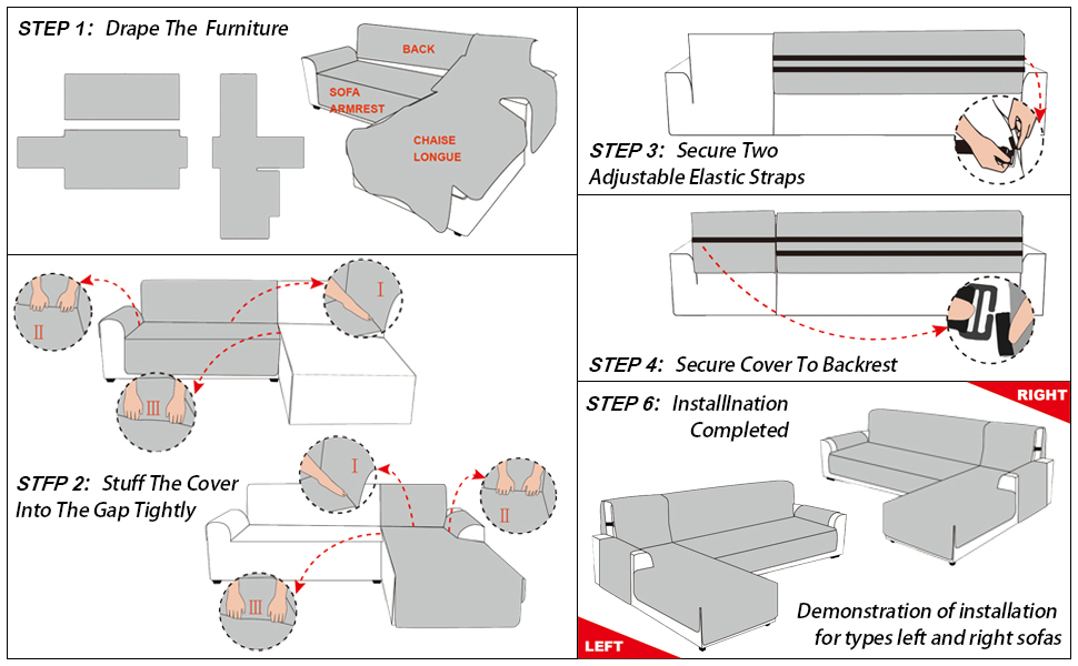 sectional couch cover