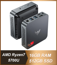 ミニPC Ryzen7 5700U 16GB/512GB miniPC Amazon.co.jp: ミニPC Ryzen 7 5700U 16GB DDR4 512GB NVMe SSD
