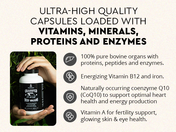 ancestral beef organs supplements for men natural iron supplement mineral super
