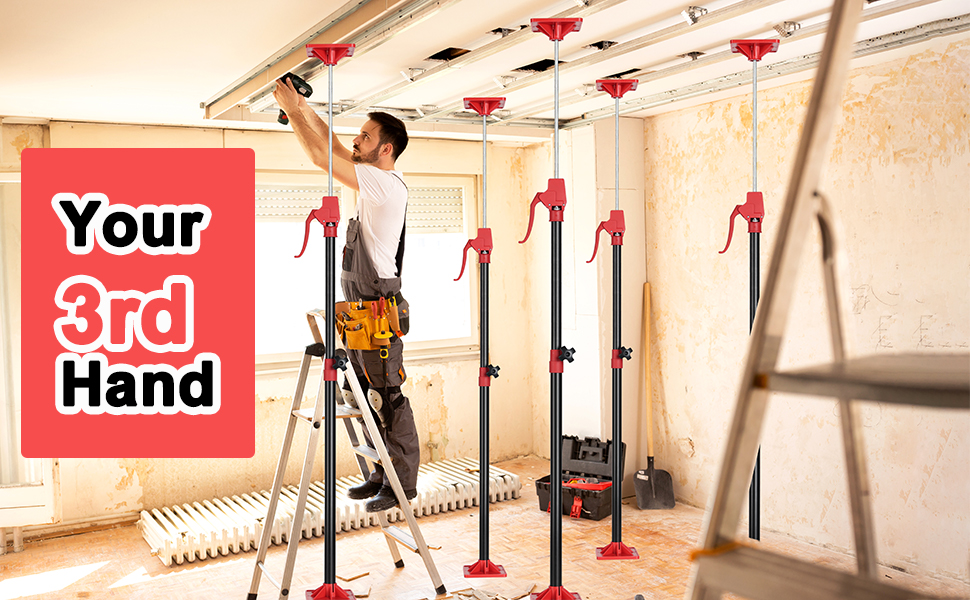 Cabinet Jack Support Pole