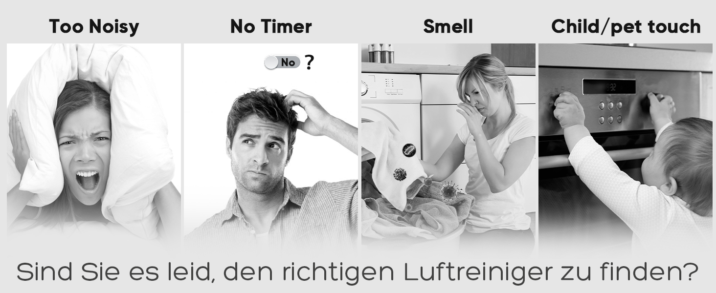 Smertepunkter fra luftrensere