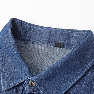 Men's Denim Shirt, Fall Clothes, Washed Treatment, Long Sleeve Shirt, Western Style, Cotton Top, Cool, Work Shirt, Casual Clothing, Stylish, Street Style, Slim Fit