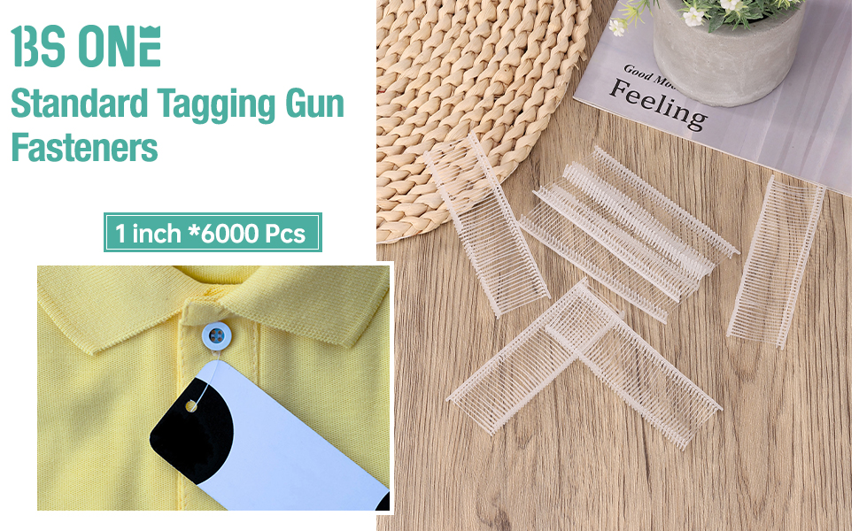 1 inch Standard Tagging Gun Fasteners, BS ONE 6000pcs not