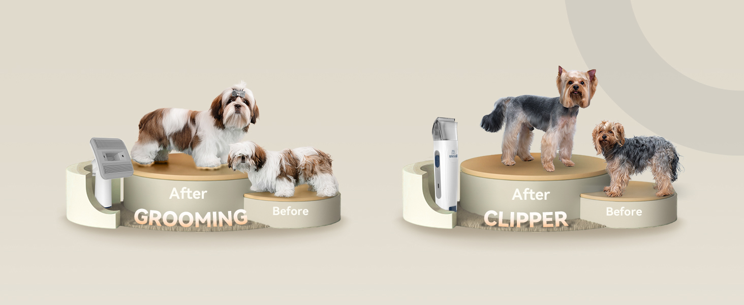 Dog Grooming Vacuum Kit