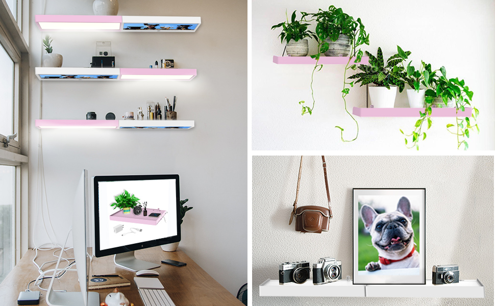 HOPEDAMAI Floating Shelves Book Shelf for Wall Shelf