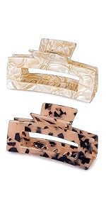 Cellulose Acetate Hair Claw Clips