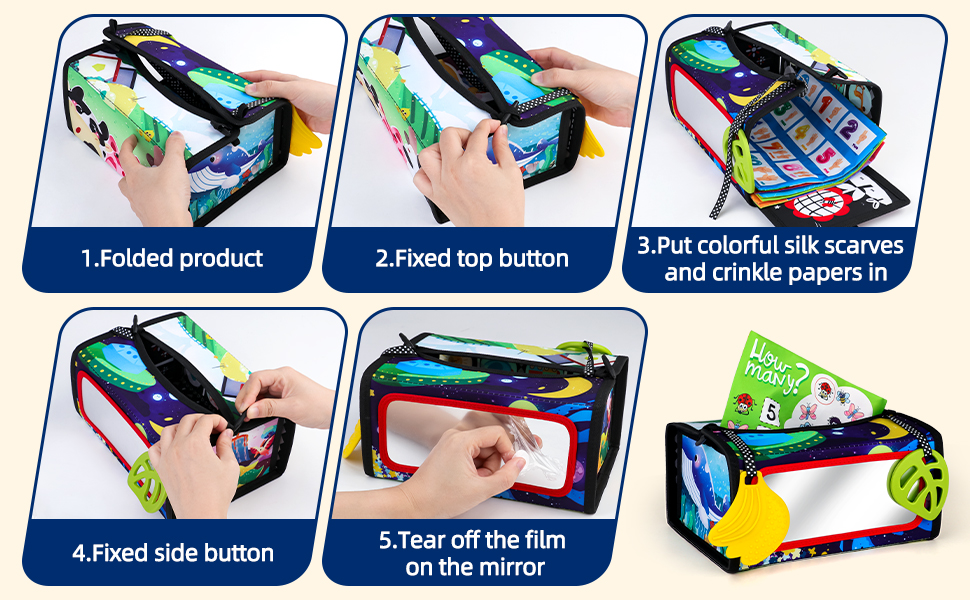 kontrastreiches Babyspielzeug