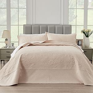 California King Oversized Bedspread Set for Extra Wide King Bed
| Extra Wide King Cal King Bedding Set with Shams in Ce60b31d F5d2 4e8a 9b69 F14159a6b77f. CR0,0,600,600 PT0 SX300 V1