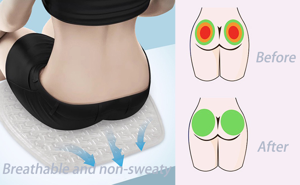 Gel Seat Cushion Office Chair Cushion Soft&Breathable