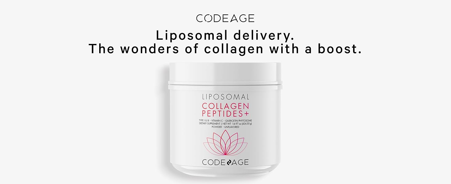 liposomal collagen, collagen powder, codeage liposomal collagen peptides