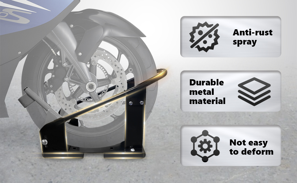 motorcycle wheel chock