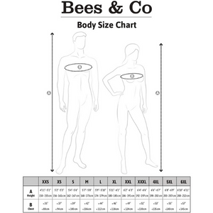 bees co size chart