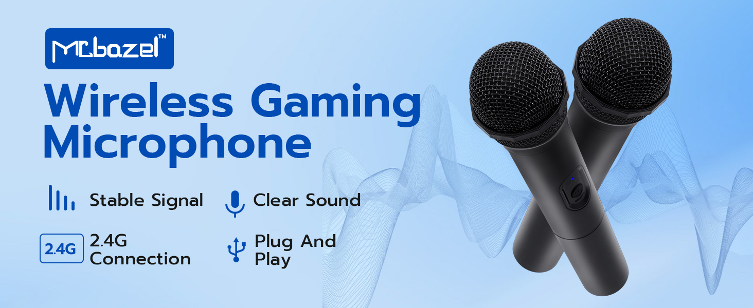 Mcbazel Wireless Gaming Microphone