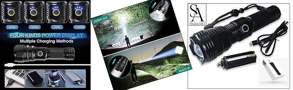 ShainART Tactical Flashlight