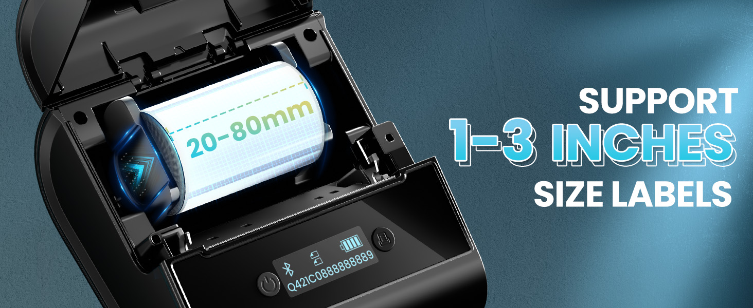 Phomemo Label Maker Machine with Tape,M260 Bluethooth