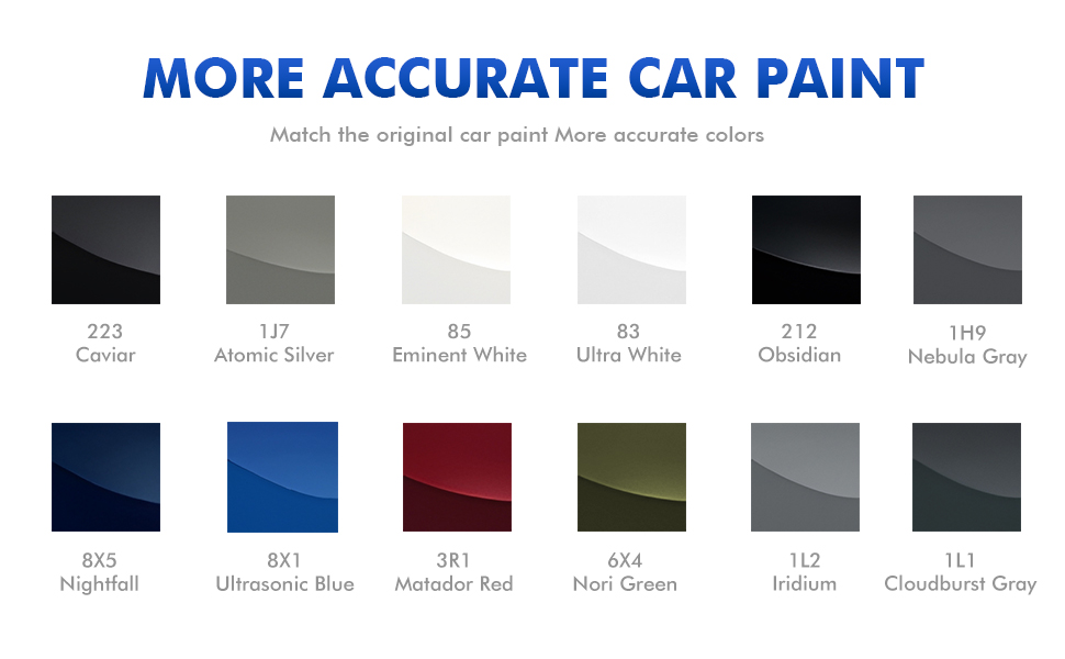 Amazon.com: XTryfun 1J7 Atomic Silver Touch Up Paint