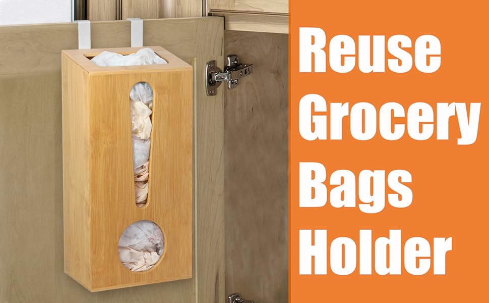 Large Plastic Bag Holder Grocery Bag Dispenser Plastic