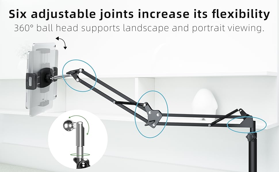 This exercise iPad stand is stable and reliable.