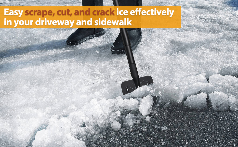 Ice Chopper, Snow Ice Scraper for Driveway, Sidewalk Ice